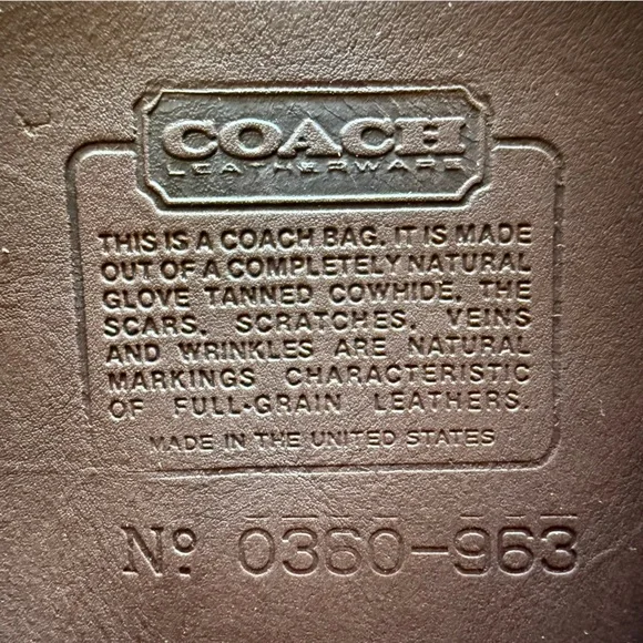 Vintage Coach Brown Crossbody Bag - Picture 11 of 12